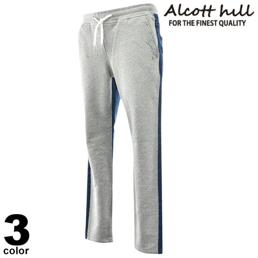 セール 30%OFF ALCOTT HILL アルコットヒル イージーパンツ メンズ 2025春夏 異素材切替 前スウェット 後ろデニム ゴムウエスト ストレッチ 美脚パンツ おしゃれボトムス 51-5302-10 セール 30%OFF ALCOTT HILL アルコットヒル イージーパンツ メンズ 2025春夏 異素材切替 前スウェット 後ろデニム ゴムウエスト ストレッチ 美脚パンツ おしゃれボトムス 51-5302-10