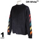 セール 20%OFF OFF-WHITE オフホワイト 長袖 セーター メンズ 秋冬 インポート ボトルネック ロゴ 08-7001-80