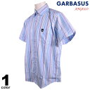 セール 30%OFF ANGELO GARBASUS アンジェロ ガルバス 半袖 カジュアルシャツ メンズ 春夏 ボタンダウン ストライプ 日本製 ロゴ 31-...