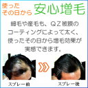 超耐水増毛スプレー 「QZジェントリー(120ml)」円形脱毛症 つむじ 分け目 生え際 薄毛隠し 増毛ふりかけやペン、ウィッグとは異なる新しい増毛方法 白髪隠し メンズ レディース ユニセックス 2