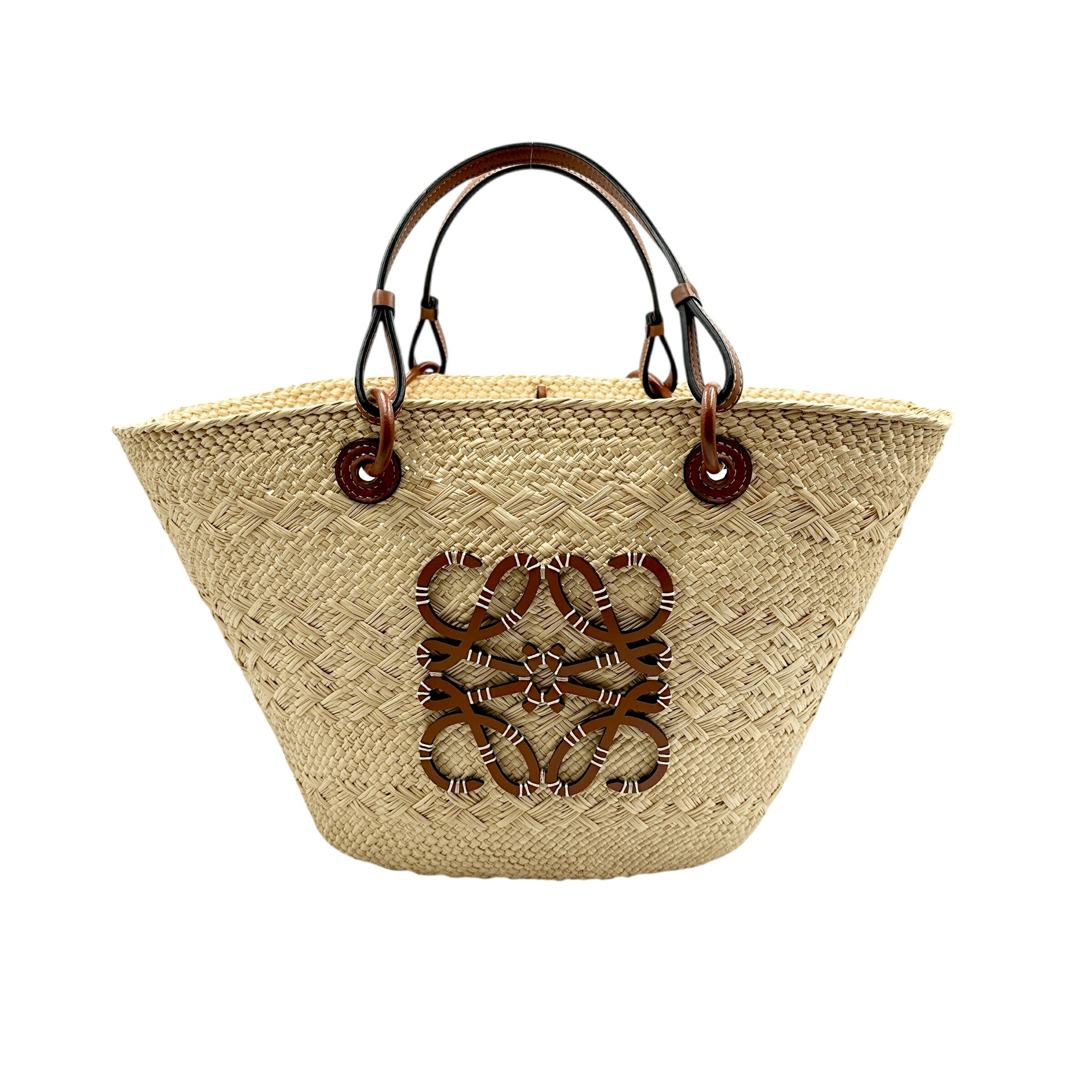 y*★様 【美品】LOEWE ロエベ かごバッグ ミディアム loewe ロエベ カゴバッグ ミディアム 美品 正規品 夏バッグ 楽天