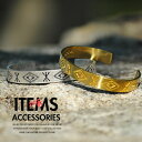 ネイティブ バングル ブラス インディアンジュエリー 真鍮ブレスレット / revo. レヴォ メンズ ユニセックス シルバー ゴールド アクセサリー ブレスレット