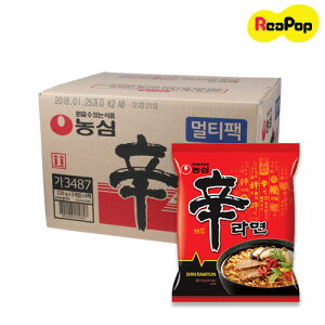 【日本版】農心 辛ラーメン 40個(1Box)◆ 40袋入り 辛い 韓国 ラーメン 輸入食品 輸入 韓国料理 韓国ラーメン 激辛 ギフト対応 お歳暮【韓国食品】★楽天最安値挑戦★