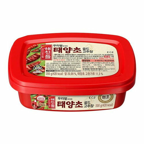 コチュジャン 200g 【ヘチャンドル】韓国 韓国調味料 韓国食品 韓国料理 韓国みそ | 韓国味噌 調味料 お取り寄せ 辛味噌 ビビンバ たれ タレ 辛い 辛いもの好き 辛いもの特集 辛い物好き 取り寄せ おとりよせ 韓国食材 食料品 業務 食品 ギフト プレゼント 誕生日 たべもののサムネイル