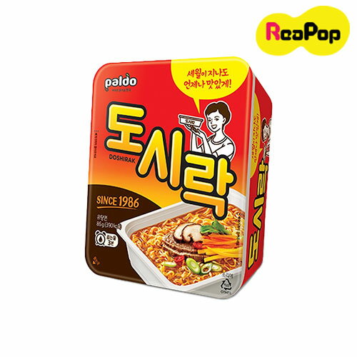 ● 弁当ラーメン ( 86g x 1個 ) 八道 トシラクラーメン 韓国食品 韓国ラーメン ドシラク 弁当カップラーメン