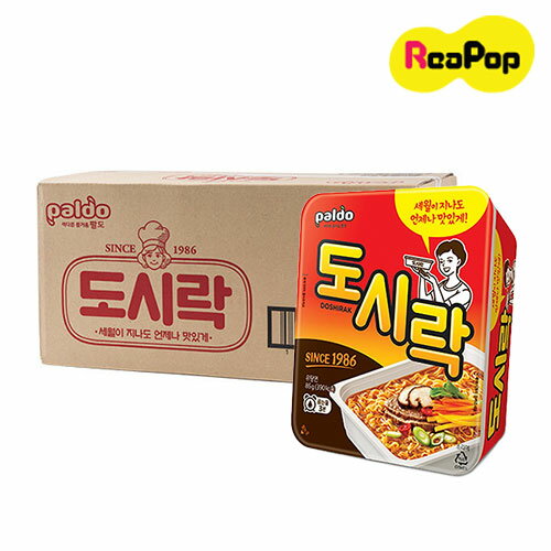 ●【送料無料】弁当ラーメン ( 86g x 24個 ) 八道 トシラクラーメン 韓国食品 韓国ラーメン ドシラク 弁当カップラーメン【一部地域追加送料】