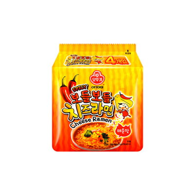 ReaPop 訳アリセール)23年4月まで【韓国ラーメン 】オトギ チーズラーメン(辛口)111g x 4袋