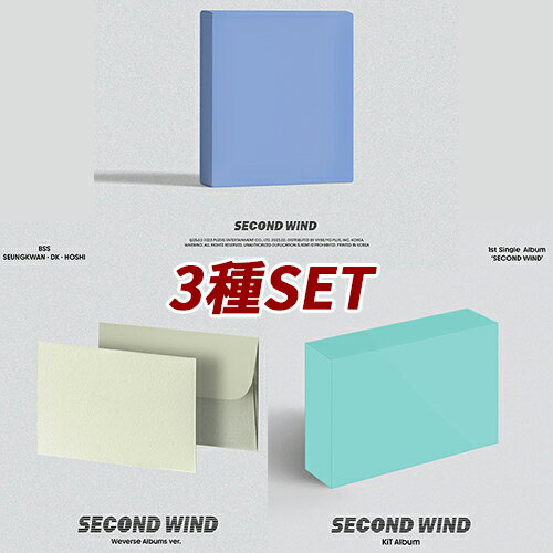 SEVENTEEN BSS SEUNGKWAN DK HOSHI - 1ST SINGLE ALBUM [SECOND WIND] [3種セット]【02月07日発売予定】 セブチ PLEDIS HYBE SEVENTEEN CARAT