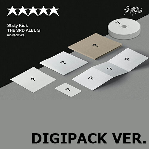 【初回限定特典付】【applemusic特典付】Stray kids [5-star] digipack ver 【バージョンランダム】【06月05日発売予定】stray kids Stray Kids JYP maxident KPOP CD 韓国のサムネイル
