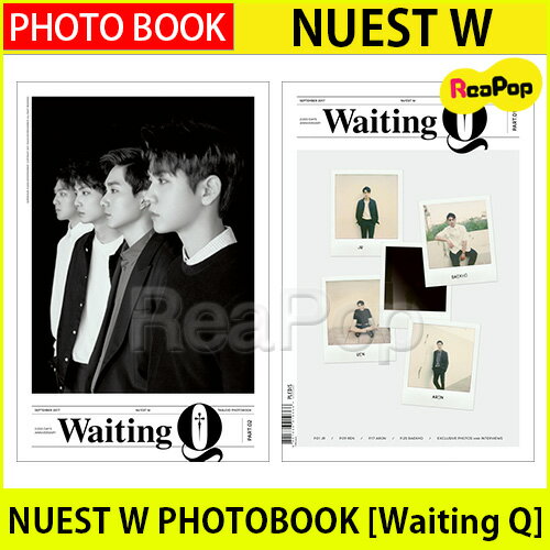 送料無料【1次予約限定価格】NU'ESTデヴィ2000日記念　NU'EST W フォトブック　「Waiting Q」【PHOTO BOOK】【発売9月初】【9月中旬発送予定】