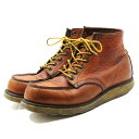 【最大5 OFFクーポン配布中】【中古】REDWING レッドウィング US9D 27cm モックトゥ 875 犬刻印 1996年製 アイリッシュセッター 6インチ オロイジナル クラシック ワークブーツ ブラウン ブーツ10007034