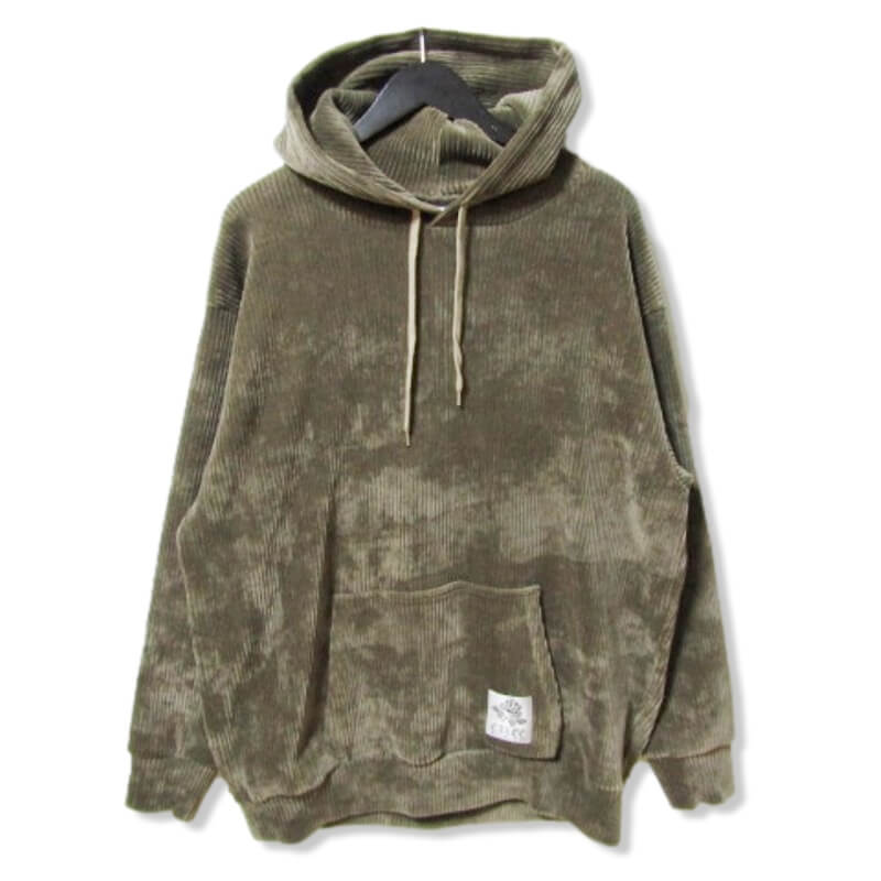 【最大5%OFFクーポン配布中】【中古】CALEE キャリー プルオーバーパーカー CL-22AW056 Cotton pile jersey pullover hoodie パイル フーディー カーキ XL メンズ27104897