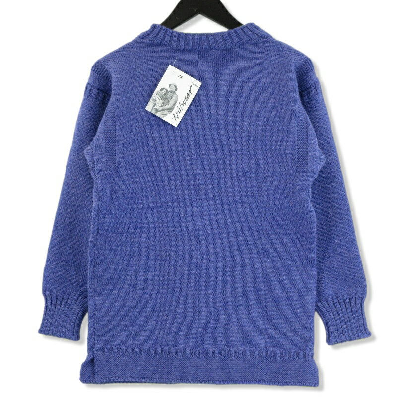 yÁzgp GUERNSEY WOOLLENS KW[E[Y Z[^[ GUERNSEY SWEATER jbg E[ p p[v LIGHT PURPLE 34 Y70015440