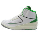 【中古】未使用 NIKE ナイキ 27cm AIR JORDAN 2 RETRO DR8884-103 ホワイト グリーン エアジョーダン2 WHITE/LUC