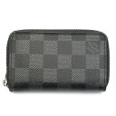 【中古】LOUIS VUITTON ルイヴィトン コインケース N63076 ダミエ ジッピーコイン ...