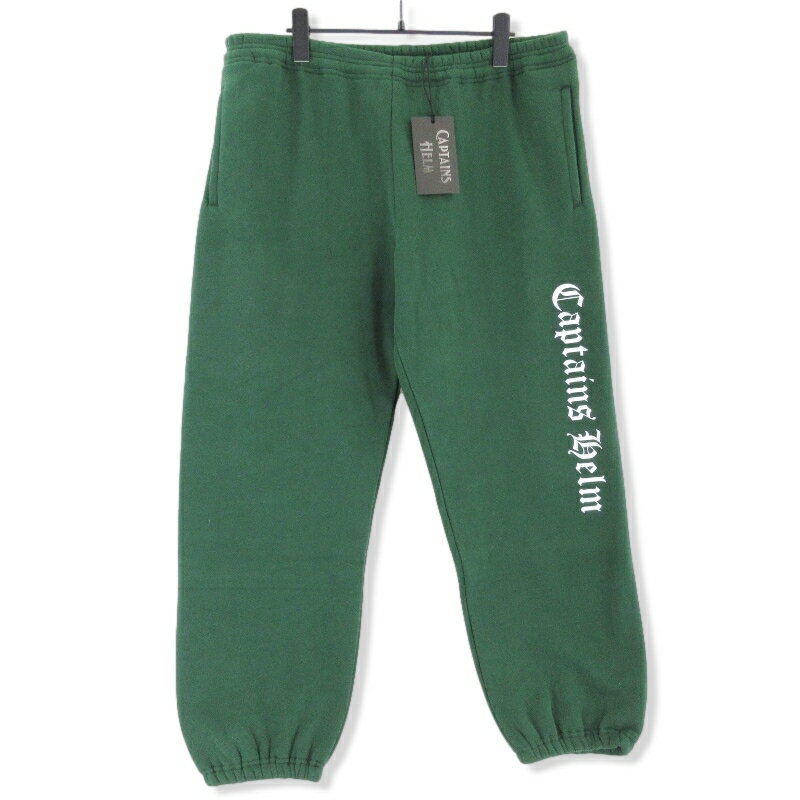 【中古】未使用 CAPTAINS HELM キャプテンズヘルム スウェットパンツ CH23-AW-P05 LOCAL SWEAT PANTS グリーン XL タグ付き メンズ20018480