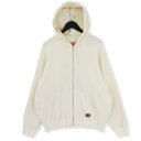 【中古】美品 Supreme シュプリーム ジップパーカー 24SS HOODED ZIP UP THERMAL サーマル フーディ ナチュラル L メンズ20018509