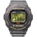 【中古】CASIO G-SHOCK Gショック DW-5735D-1BDR 35周年記念モデル 35th 並行輸入 海外モデル デジタル ブラック ゴールドスティング メンズ カシオ 腕時計28007476