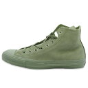 【中古】未使用 ENGINEERED GARMENTS × CONVERSE × BEAMS PLUS 27cm ALL STAR HI 1CL015 カーキ オールスター ハイ スニーカー22000583