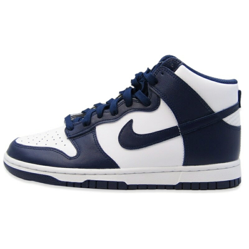 【中古】未使用 NIKE ナイキ 26cm DUNK HI RETRO DD1399-104 ダンク ハイカット CHAMPIONSHIP NAVY WHITE/MIDNIGHT NAVY スニーカー22000597