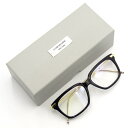 【中古】THOM BROWNE トムブラウン メガネフレーム TB-701 D-NVY-GLD-53-AF ウェリントン 日本製 アジアンフィット Navy/Shiny 18K Gold メガネ 眼鏡 サングラス コンビ 50017686