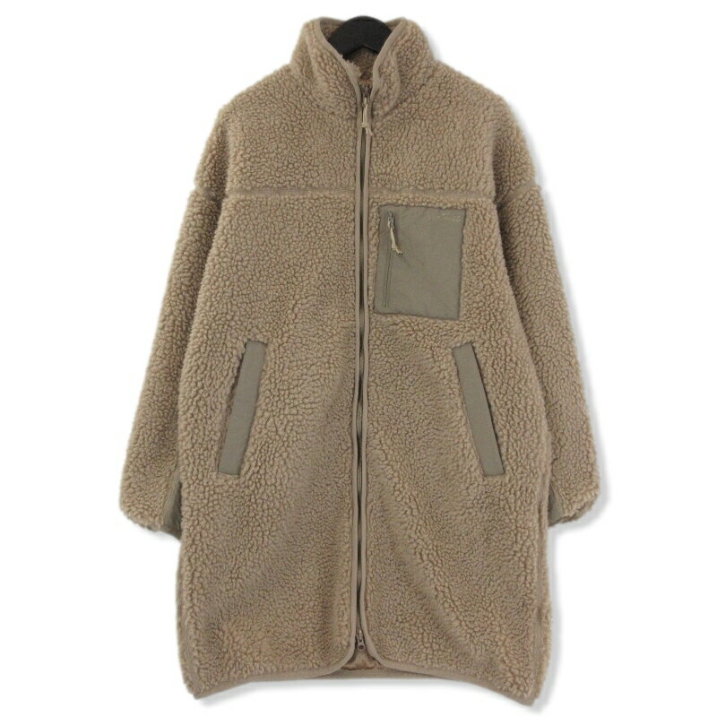 yÁzi WILDTHINGS ~ BEAMS BOY ChVOX {A Ot[XWPbg WTW20402E-BB ʒ fB[X TAUPE F r[X{[C LONG FLEECE JACKET I[o[TCY EBY 71009365