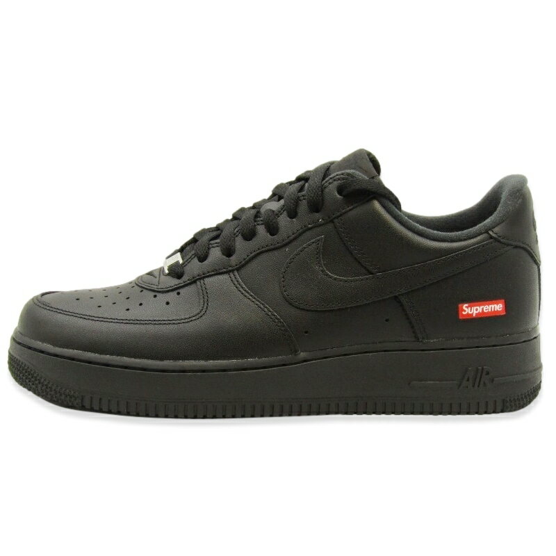 【中古】未使用 NIKE × Supreme ナイキ 27cm AIR FORCE 1 LOW CU9225-001 エアフォース1 シュプリーム ブラック 黒 スニーカー22000728