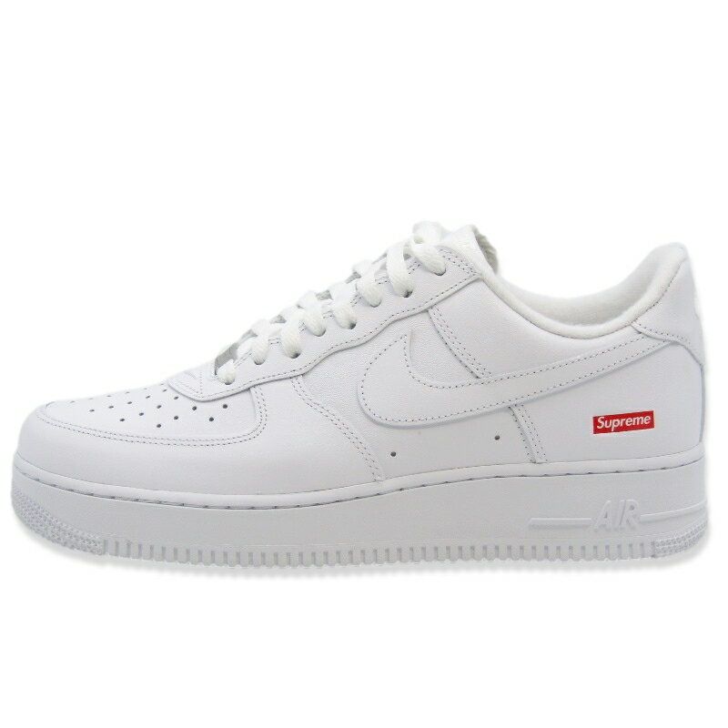 未使用 NIKE × Supreme ナイキ 27cm AIR FORCE 1 LOW CU9225-100 エアフォース1 シュプリーム ホワイト 白 スニーカー22000733