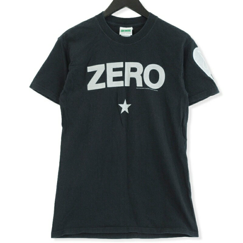 楽天CLASSIC【中古】ヴィンテージ バンドTシャツ スマッシング パンプキンズ THE SMASHING PUMPKINS ZERO CINDER BLOCK メキシコ製 ブラック 黒 S 2001 ダブルステッチ 半袖Tシャツ メンズ70015559