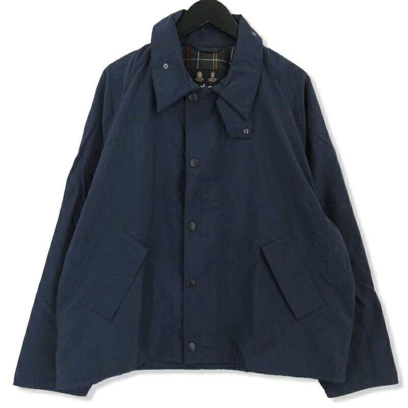 【中古】Barbour バブアー トランスポート リップストップ ナイロン ショートレングス ブルゾン MSP0088 ユニセックス ネイビー 38 ナイロン メンズ71009373