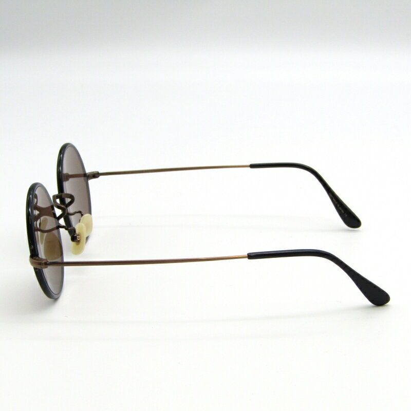 【中古】未使用 OLIVER GOLDSMITH オリバーゴールドスミス サングラス PINNER 48 SG ピナー ラウンド セル巻き 日本製 A COPPER OSBK ブラウン メガネ 眼鏡 50018029