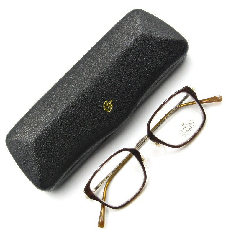 【中古】未使用 CLAYTON FRANKLIN クレイトンフランクリン メガネフレーム CF-62 ...