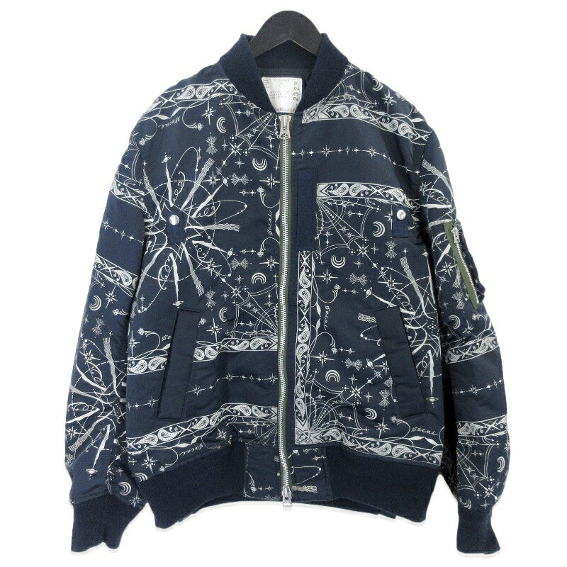 Sacai sun surfコラボパーカー サイドジップ付き｜メンズ