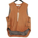 【中古】Polyploid ポリプロイド VEST TYPE-B HORSE HIDE 07-B-09 ホースハイド レザーベスト タイプB ブラウン 2 タグ...