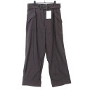 【中古】未使用 RAKINES ラキネス Crepe pinhead Field pants 07S22HN106P クリープ ピンヘッド フィールドパンツ ブラウン 2 タグ付きカーゴパンツメンズ 20019880(4)