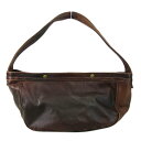 【中古】HIGH LARGE LEATHERS ハイラージレザーズ ショルダーバッグ ホースハイド ホースハイド レザー 馬革 ブラウン バッグ 鞄 61002227(4)