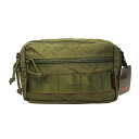【中古】未使用 BRIEFING ブリーフィング ショルダーバッグ AT-BOX POUCH L BRL201A47 ポーチ コーデュラナイロン オリーブ バッグ 鞄 24003981(4)