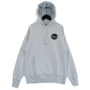 【中古】未使用 PORKCHOP GARAGE SUPPLY ポークチョップ プルオーバーパーカー MASA SCULP HOODIE 裏起毛 コットン ロゴ ...