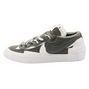 【中古】未使用 NIKE × sacai ナイキ 24cm BLAZER LOW DD1877-002 ブレーザー ロー アイアングレー サカイ コラボ 2021年 IRON GREY スニーカー 24004117