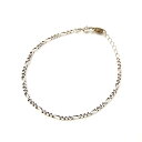 【中古】CULTURAL FLUI カルトラルフルイ ブレスレット cfb-0110 FIGARO CHAIN BRACELET フィガロチェーン SV925 ...