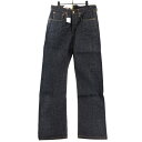 【中古】未使用 EDWIN エドウィン デニムパンツ 90s 505B ボタンフライ ワイドストレート デッドストック 日本製 インディゴ 32/35 1990年代 ヴィンテージ 赤耳 Vステッチ コインポケット裏セルビッチ メンズ 20020192(4)