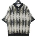 【中古】未使用 California Line カリフォルニアライン 半袖ポロシャツ Embroidery Polo Shirts エンブロイダリー ブラック ...