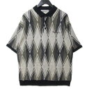 【中古】美品 California Line カリフォルニアライン 半袖ポロシャツ Embroidery Polo Shirts エンブロイダリー ブラック M...