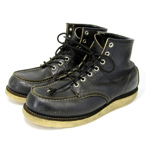 【中古】REDWING レッドウィング US7.5E 25.5cm モックトゥ 8179 刺繍羽タグ クラシックモック アイリッシュセッター ブラック クローム ワークブーツ 黒 ブーツ 35004410 【中古】REDWING レッドウィング US7.5E 25.5cm モックトゥ 8179 刺繍羽タグ クラシックモック アイリッシュセッター ブラック クローム ワークブーツ 黒 ブーツ 35004410