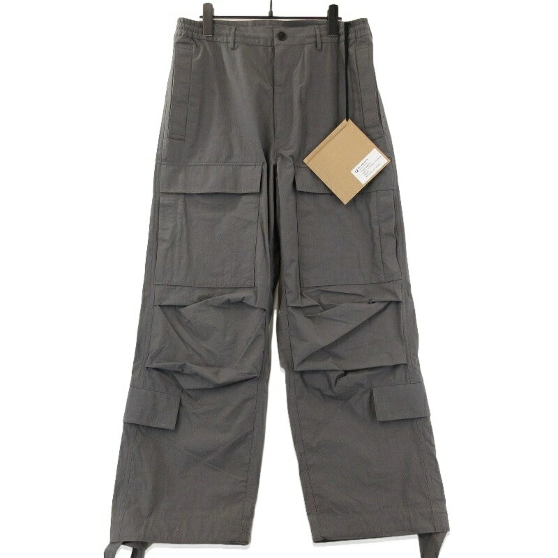 【中古】美品 AFTERHOURS アフターアワーズ カーゴパンツ A012-E1PT HELI-CREW PANTS リップストップ ドローコード 日本製 CONCRETE 3メンズ 71012549