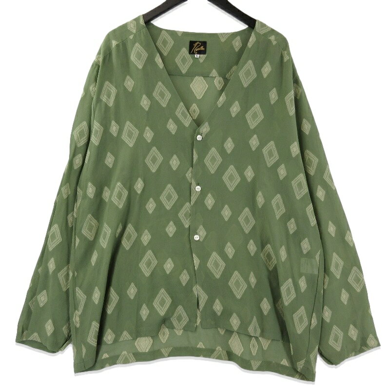 šNEEDLES ˡɥ륺 ĹµVͥå KP115A 22SS V Neck Shirt Diamond Jq.  졼...