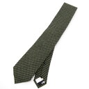 【中古】美品 Paul Smith ポールスミス ネクタイ 220073 552MI チェック ウール 日本製 メンズ グリーン 28010230