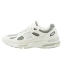 【中古】未使用 New Balance ニューバランス 28.5cm U991LG2 Made in UK 991 V2 スエード メッシュ ランニングシューズ LIGHT GRAY スニーカー 24004660
