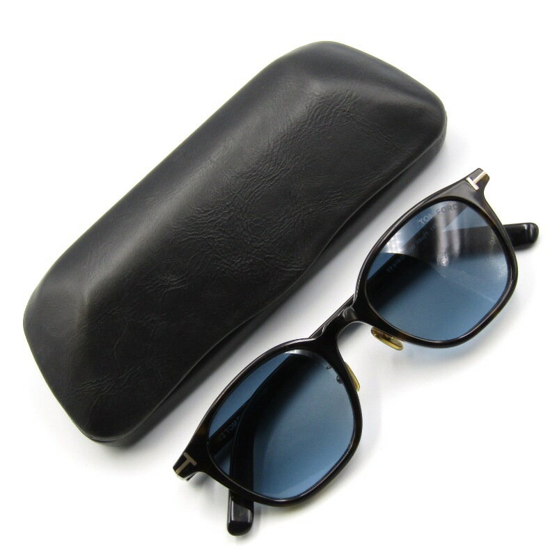 【中古】TOM FORD トムフォード サングラス TF978-F イタリア製 アジア企画 スクエア 52Wブルーグラデーション メガネ 眼鏡 サングラス 61003114