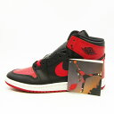 【中古】未使用 NIKE ナイキ 27cm AIR JORDAN 1 HIGH 85 HV6674-067 エア ジョーダン 1 ハイ 85 BLACK/VARSITY RED-WHITE スニーカー 24004715
